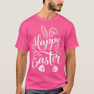 Happy Easter Bunny Rabbit Face Funny Ostertag Wo T-Shirt