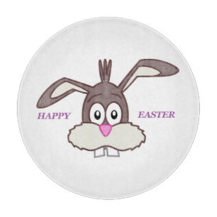 "HAPPY EASTER" BUNNY SCHNEIDEBRETT