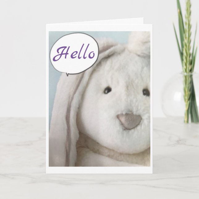 ***HAPPY EASTER*** BUNNY'S EASTER CARD KARTE (Vorderseite)