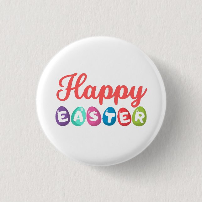 Happy Easter Button (Vorderseite)