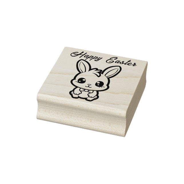 🐰Happy Easter Custom Bunny Blessings Gummistempel (Stempel)