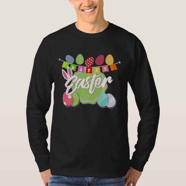 Happy Easter  Cute Bunny Egg Hunt For Boys Girls T-Shirt (Vorderseite)
