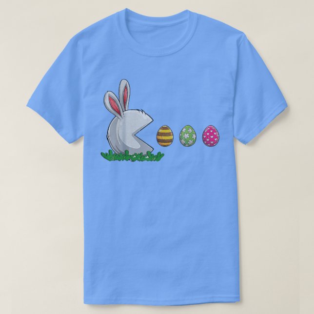 Happy Easter Day Bunny Egg Funny Boys Girls Kinder T-Shirt (Design vorne)