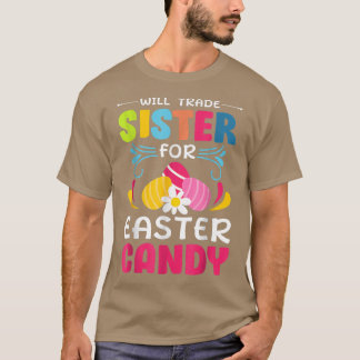 Happy Easter Day Bunny Egg Funny Boys Girls Kinder T-Shirt