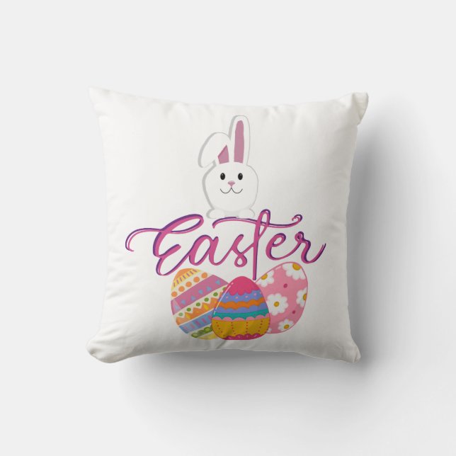 HAPPY EASTER DAY DESIGN KISSEN (Vorderseite)