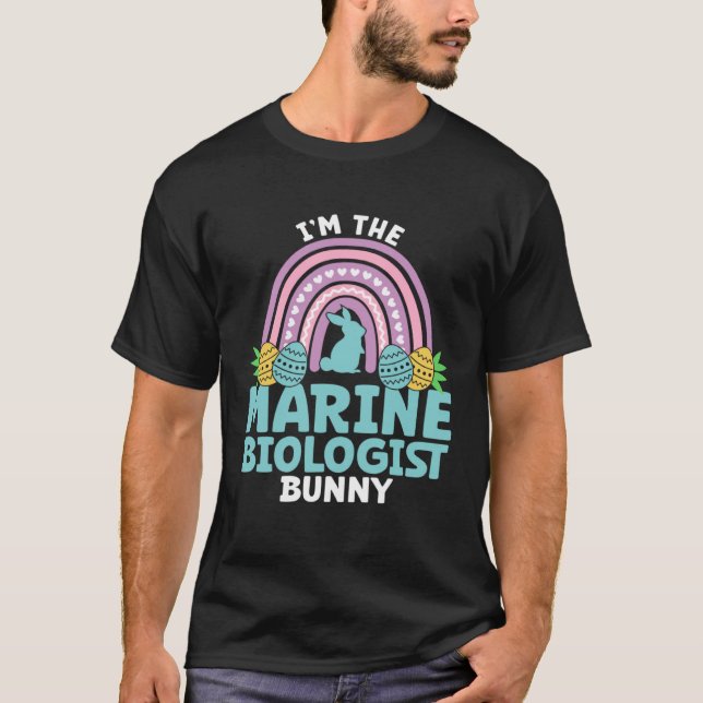 Happy Easter Day I m the Marine Biologist Bunny T-Shirt (Vorderseite)
