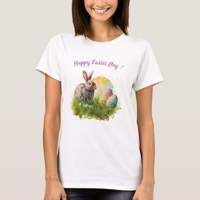 Happy Easter Day T-Shirt - Feste - Tradition (Vorderseite)
