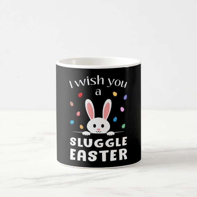 Happy Easter Egg Animal Bunny Oaster Funny Gift Kaffeetasse (Mittel)