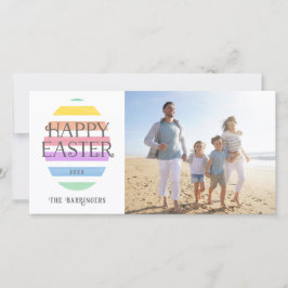 Happy Easter Egg Oster Foto Feiertagskarte