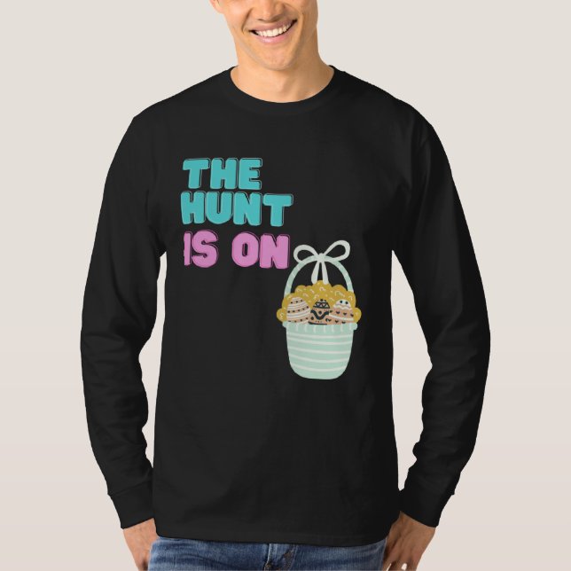 Happy Easter Egg Time To Hunt Cute Bunny Ears Sist T-Shirt (Vorderseite)