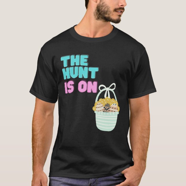Happy Easter Egg Time To Hunt Cute Bunny Ears Sist T-Shirt (Vorderseite)