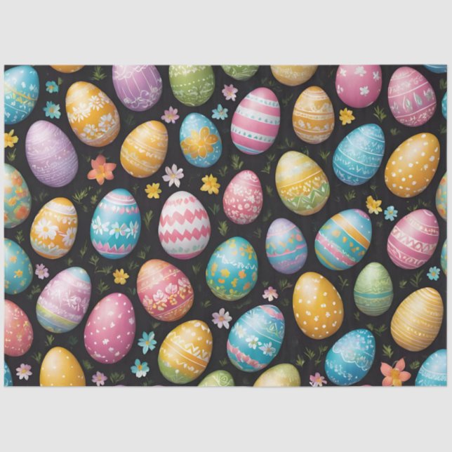 Happy Easter Eggs Collection Seidenpapier (Vorderseite)