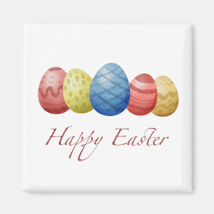 Happy Easter Eier Magnet