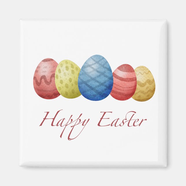 Happy Easter Eier Magnet (Vorne)