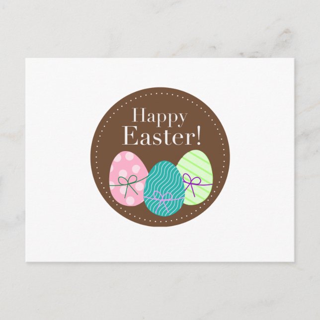 Happy Easter Feiertagspostkarte (Vorderseite)