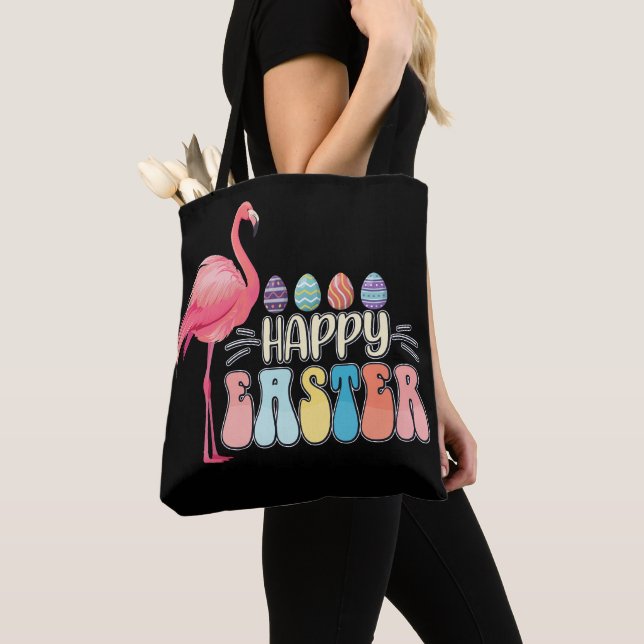 Happy Easter Flamingo Bunny Egg Basket (Von Nahem)