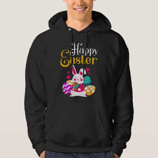 Happy Easter for Girls and Women  Easter Hoodie (Vorderseite)