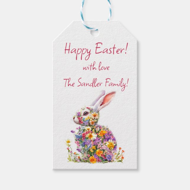 Happy Easter Gift Tags Geschenkanhänger (Vorderseite)
