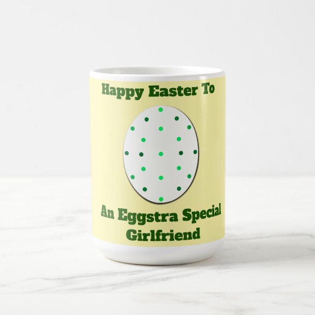 Happy Easter Girlfriend Tasse (Mittel)