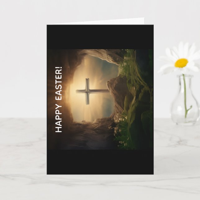 Happy Easter Greeting Card Karte (Kleine Pflanze)