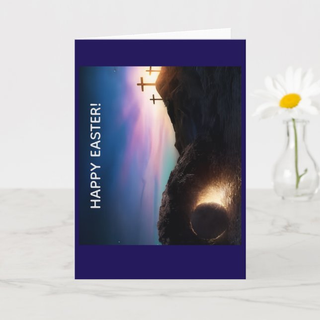 Happy Easter Greeting Card Karte (Kleine Pflanze)