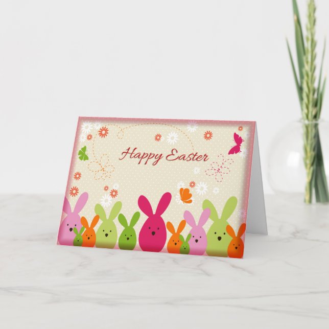 Happy Easter Greeting Card Karte (Vorderseite)