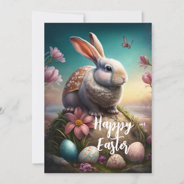 Happy Easter Holiday Card Feiertagskarte (Vorderseite)