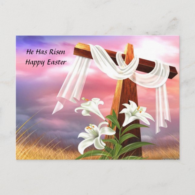 Happy Easter Holiday Postkarte (Vorderseite)