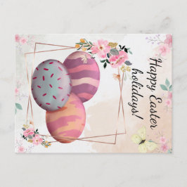 Happy Easter holidays  Postkarte