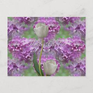 Happy Easter ~ Lilacs Feiertagspostkarte