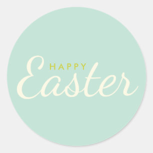 Happy Easter Mint Umschlag Aufkleber
