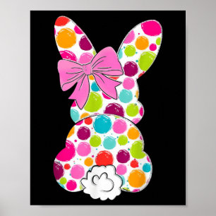 Happy Easter Niedlich Bunny Rabbit Teens Girls Kin Poster