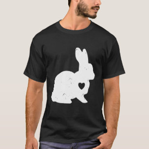 Happy Easter Niedliche Rabbit Womens Girls Kinder  T-Shirt