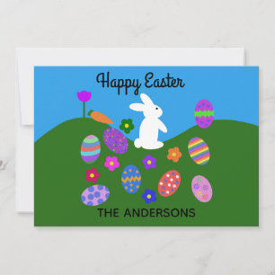 Happy Easter Oster Bunny #3 Holiday Card Mitteilungskarte