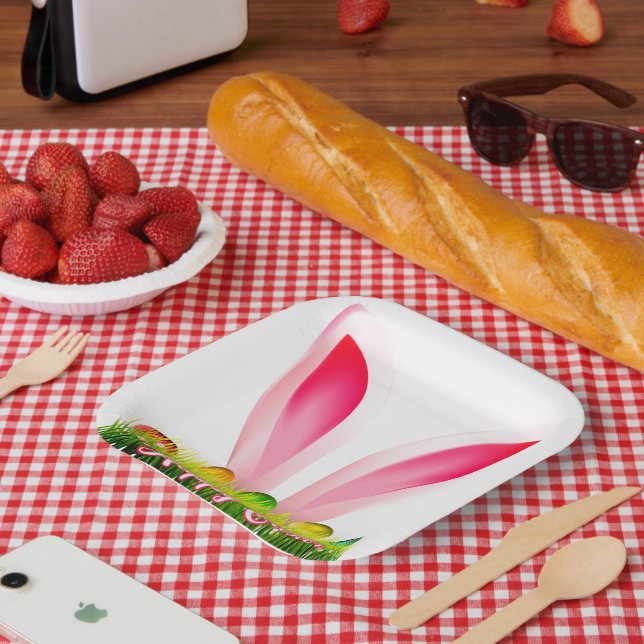 Happy EASTER Paper Tellers Pappteller (Picknick)