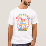 Happy Easter Personalized  T-Shirt<br><div class="desc">Happy Easter Personalized</div>