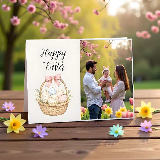 Happy Easter Photo Card Karte (Von Creator hochgeladen)