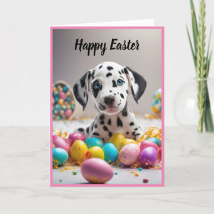 Happy Easter Puppy Feiertagskarte