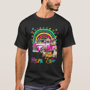 Happy Easter Rainbow Bunny French Bulldog auf Pick T-Shirt