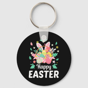 Happy Easter Redewendungen Ei Bunny Floral Geschen Schlüsselanhänger
