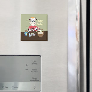 Happy Easter refrigerator magnet