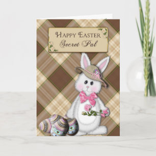 HAPPY EASTER - SECRET PAL - BUNNY FEIERTAGSKARTE