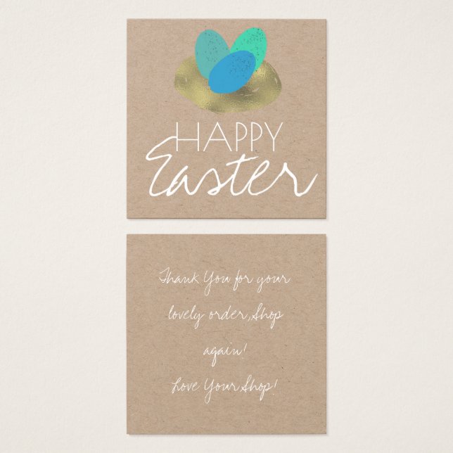 Happy Easter Speckled Egg Easter (Vorne & Hinten)