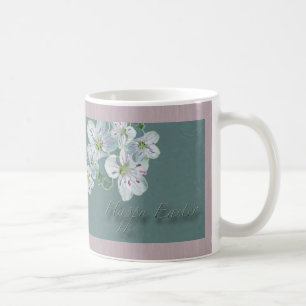 Happy Easter Spring Beauty Wildblume Tasse