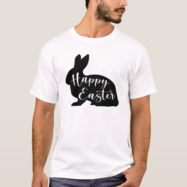 Happy Easter Spring Bunny Easter Funny Gift Idee T-Shirt (Vorderseite)