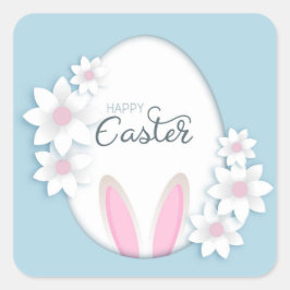 Happy Easter Square Sticker