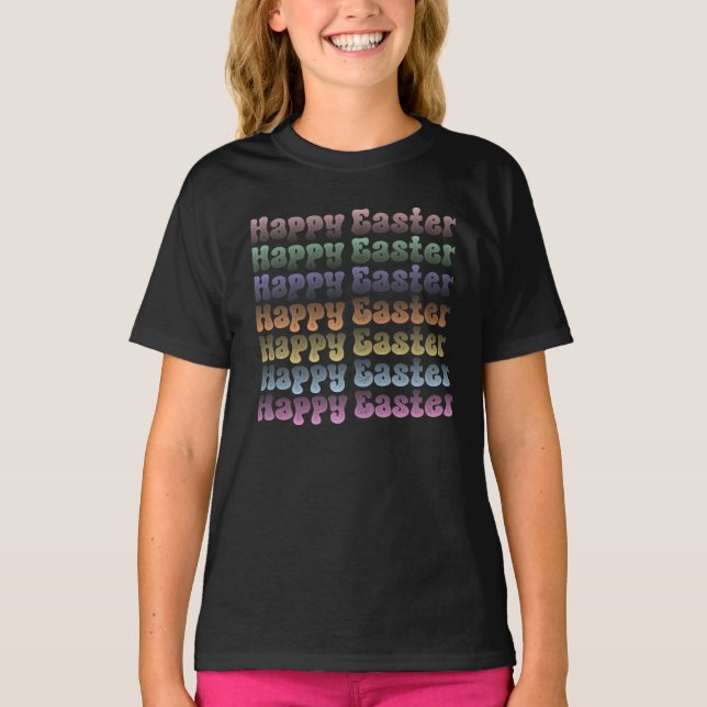  Happy Easter  T-Shirt (Vorderseite)