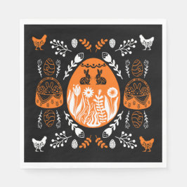 Happy Easter Time Holiday Geschenk Serviette