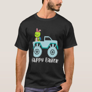 Happy Easter Turtle Riding Monster Truck Kleinkind T-Shirt