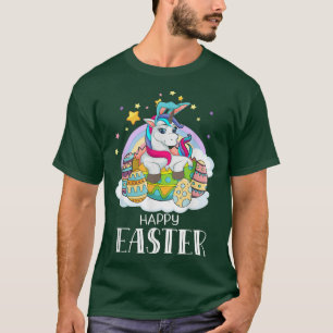 Happy Easter Unicorn Bunny Girls - Jung und Alt Ea T-Shirt